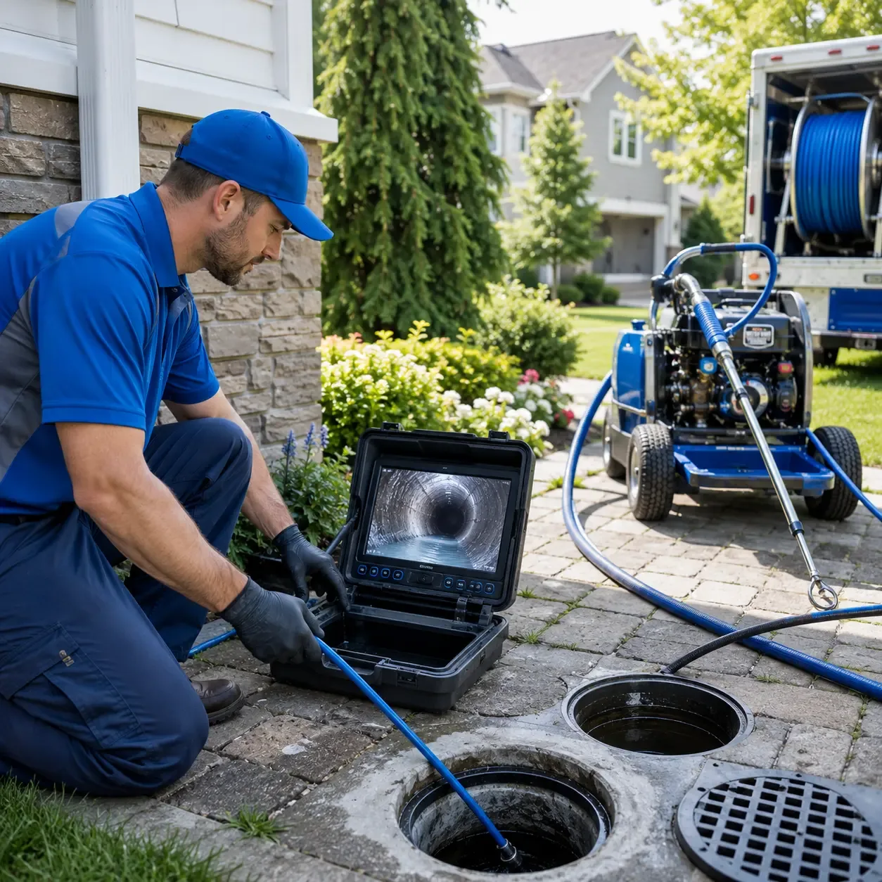 Outdoor drain cleaning professionals serving Gardners, PA